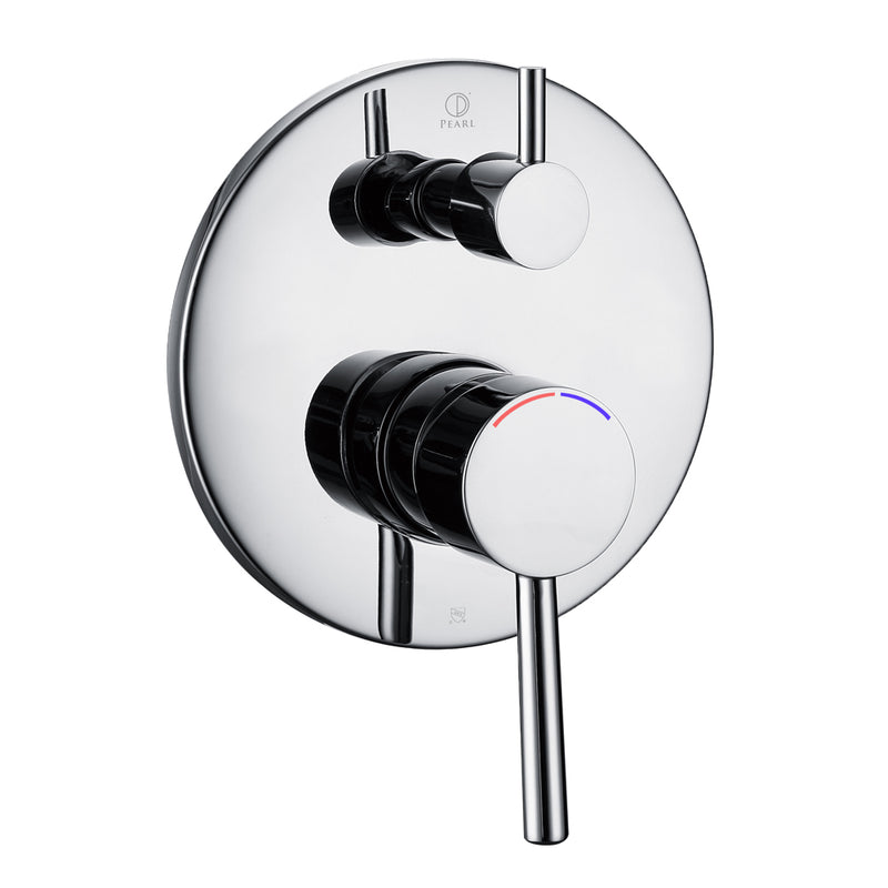 Pearl Madison II Shower Set 5 Pressure Balance Shower Faucet Rain Shower and Hand Shower Chrome GBBM-SET5-B