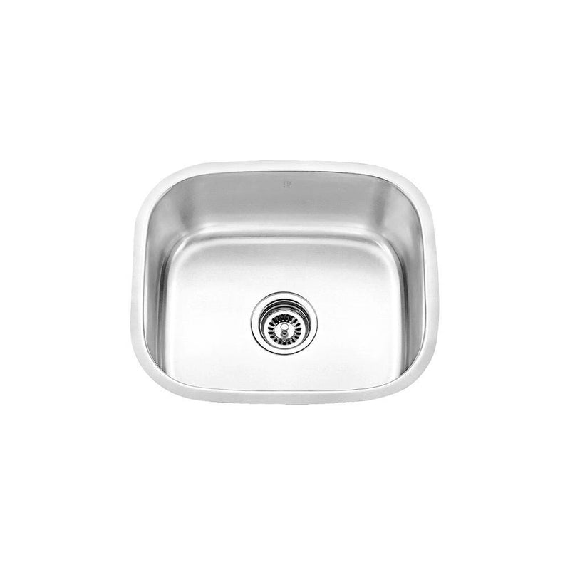 Pearl MELO-JR 21" Single Bowl Undermount Kitchen Sink – Stainless Steel – GBS660