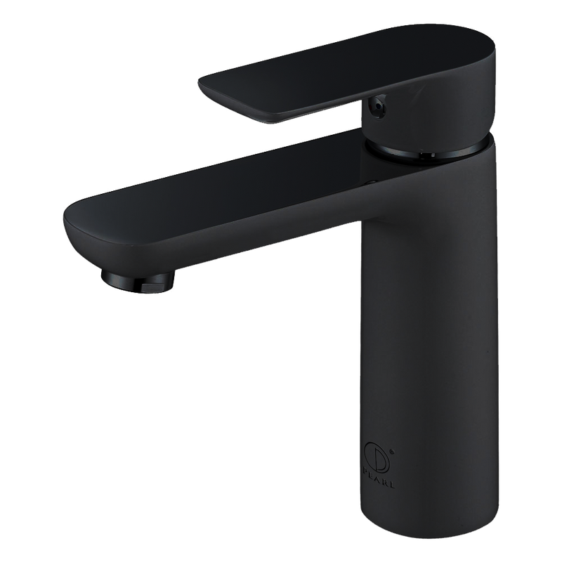 Pearl MIRREN Single Hole Lav. Faucet w. Push Drain Matte Black GBF894
