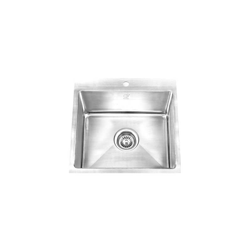 Pearl PALO-MRA 25" Single Bowl Drop-In Kitchen Sink – Stainless Steel – GBSRR2522CT