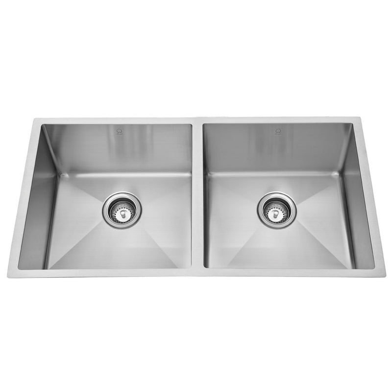 Pearl QILA-E 32" Double Equal Undermount Kitchen Sink – Stainless Steel – GQD3219A