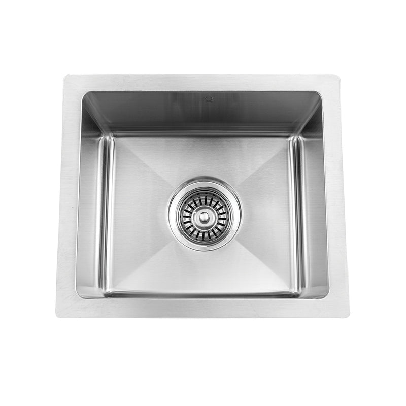 Pearl QILA-TM 15" Single Bowl Undermount Bar / Prep Kitchen Sink – Stainless Steel – GQS1513