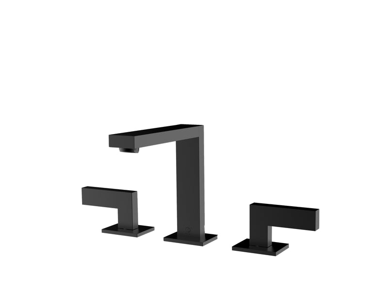 Pearl RAPHAEL Widespread Lav. Faucet w. Push Drain Matte Black GBF839-MB