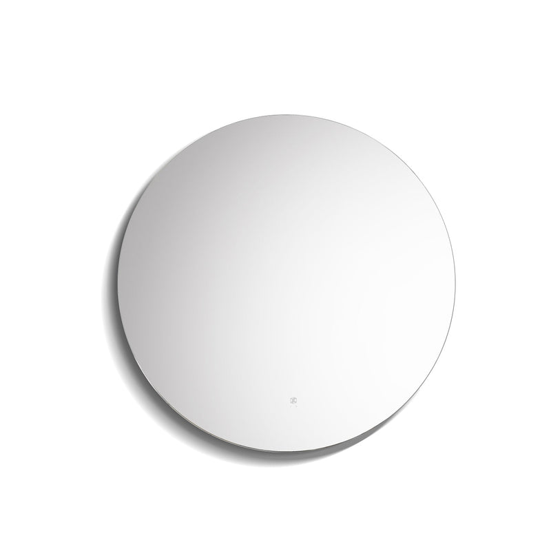 KubeBath Dia 24" Frameless Round LED Bathroom Mirror - RKLED24