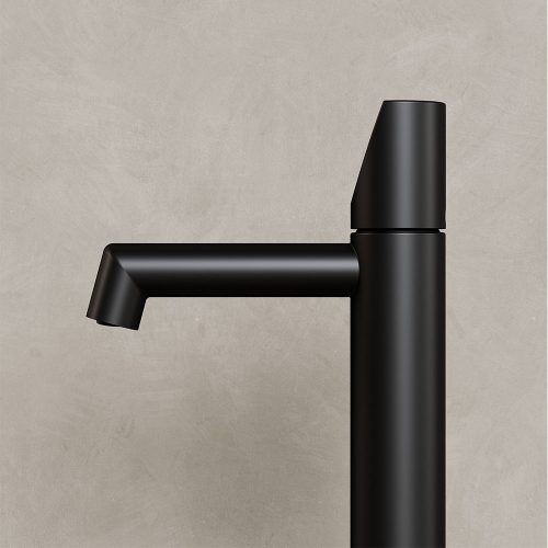 Rubi Moon Single Hole Lav. Faucet Without Drain Matte Black - RMO11WDBK