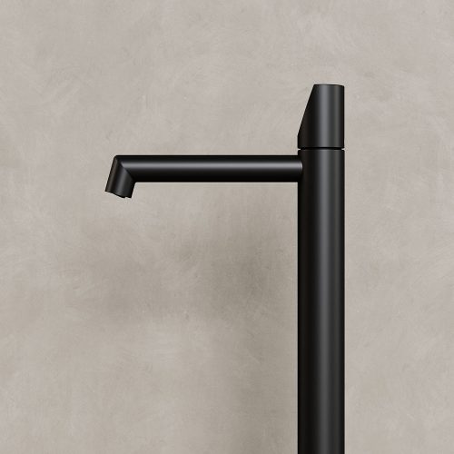 Rubi Moon Vessel Lav. Faucet Without Drain Matte Black - RMO11XWDBK