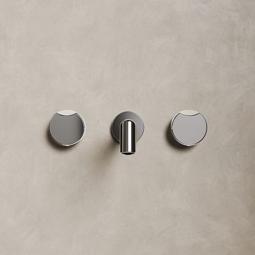 Rubi Moon Wall Mount Lav. Faucet Without Drain Chrome - RMO17WDCC