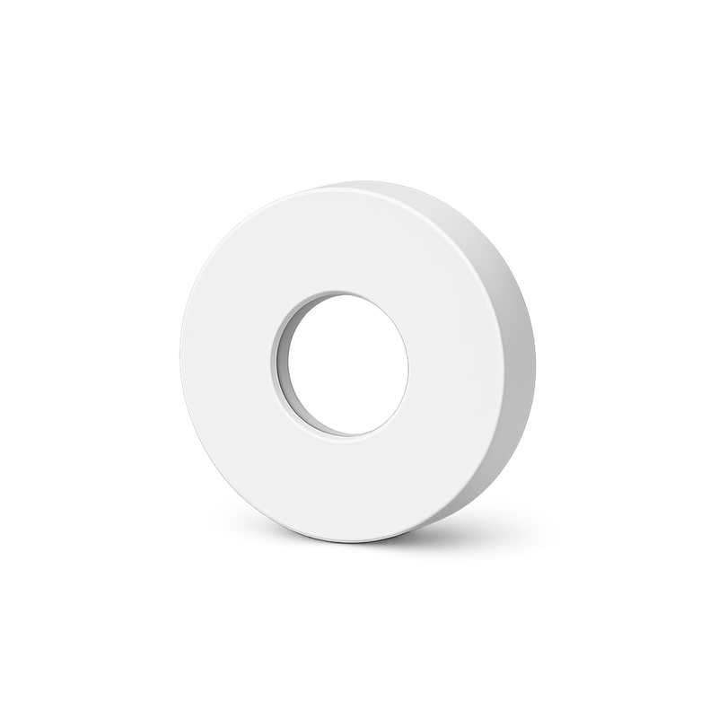 Rubi Flange for Round Accessory Matte White – PRROACR01WH