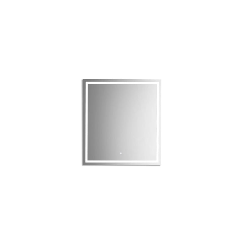 KubeBath Sleek 30" Frameless Rectangle LED Bathroom Mirror - SKRLED30
