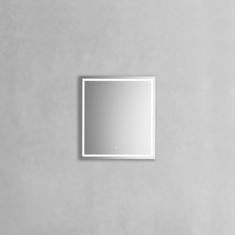 KubeBath Sleek 30" Frameless Rectangle LED Bathroom Mirror - SKRLED30