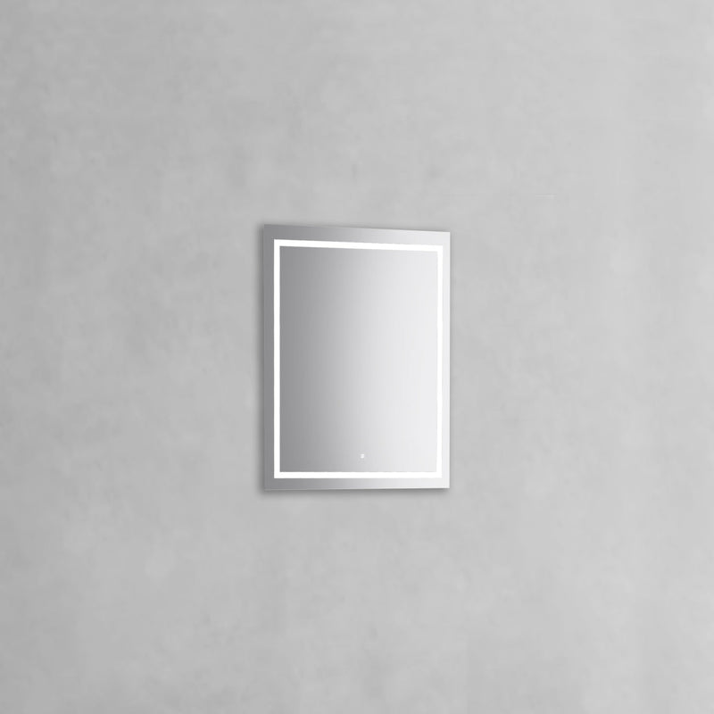 KubeBath Sleek 30" Frameless Rectangle LED Bathroom Mirror - SKRLED30