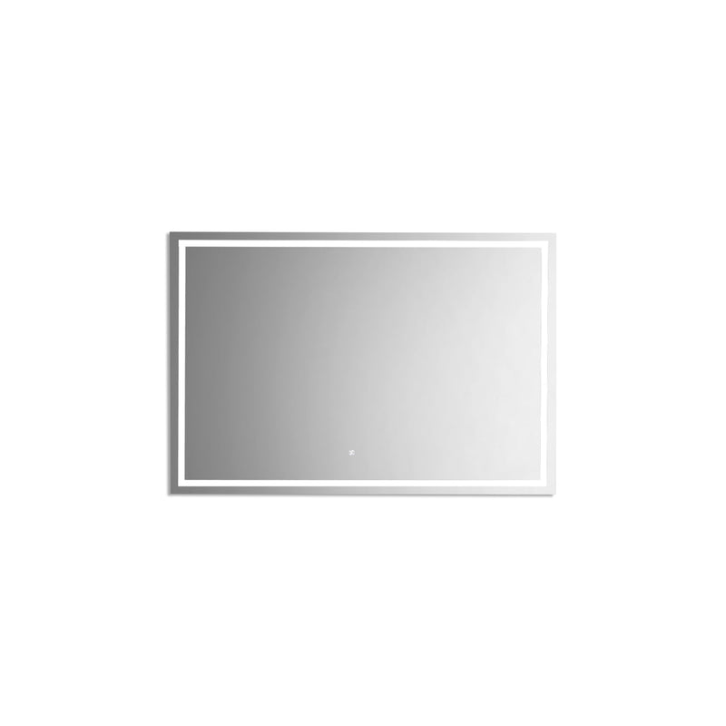 KubeBath Sleek 48" Frameless Rectangle LED Bathroom Mirror - SKRLED48