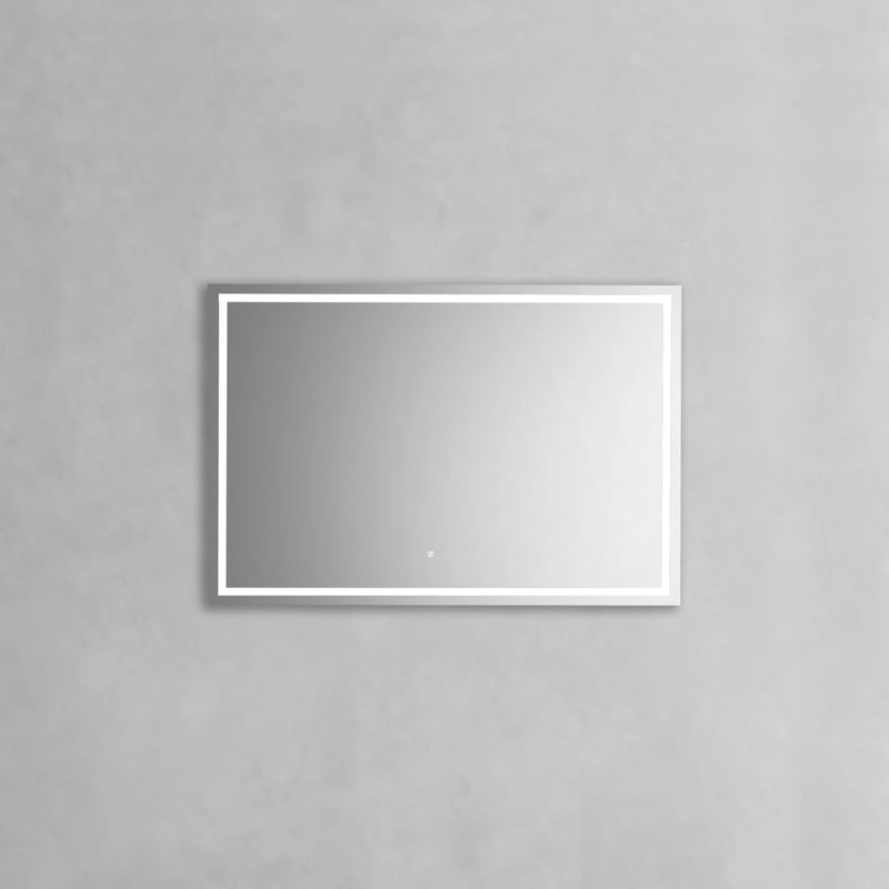 KubeBath Sleek 48" Frameless Rectangle LED Bathroom Mirror - SKRLED48
