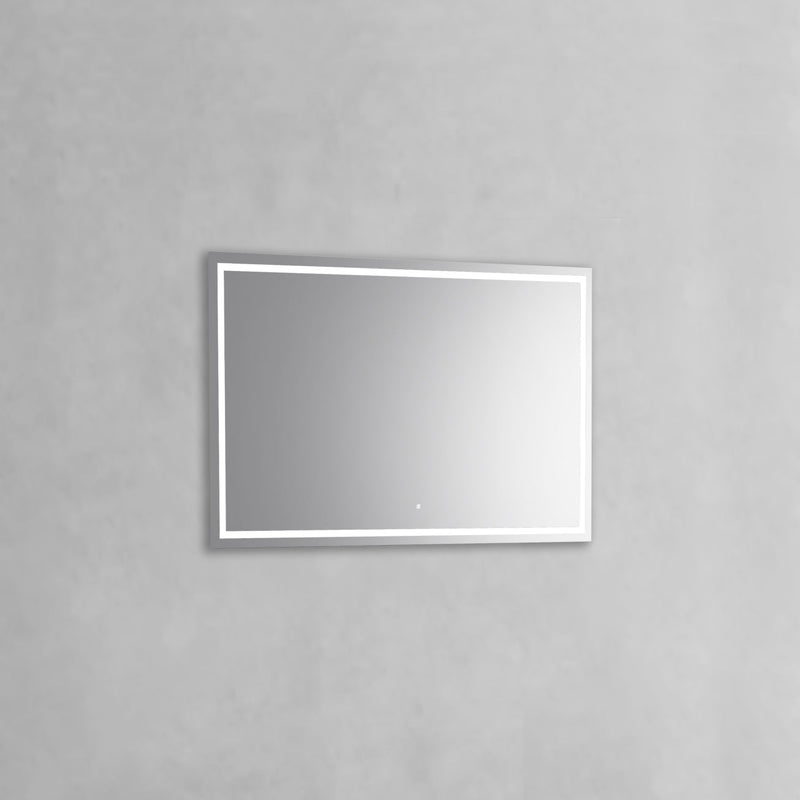 KubeBath Sleek 48" Frameless Rectangle LED Bathroom Mirror - SKRLED48
