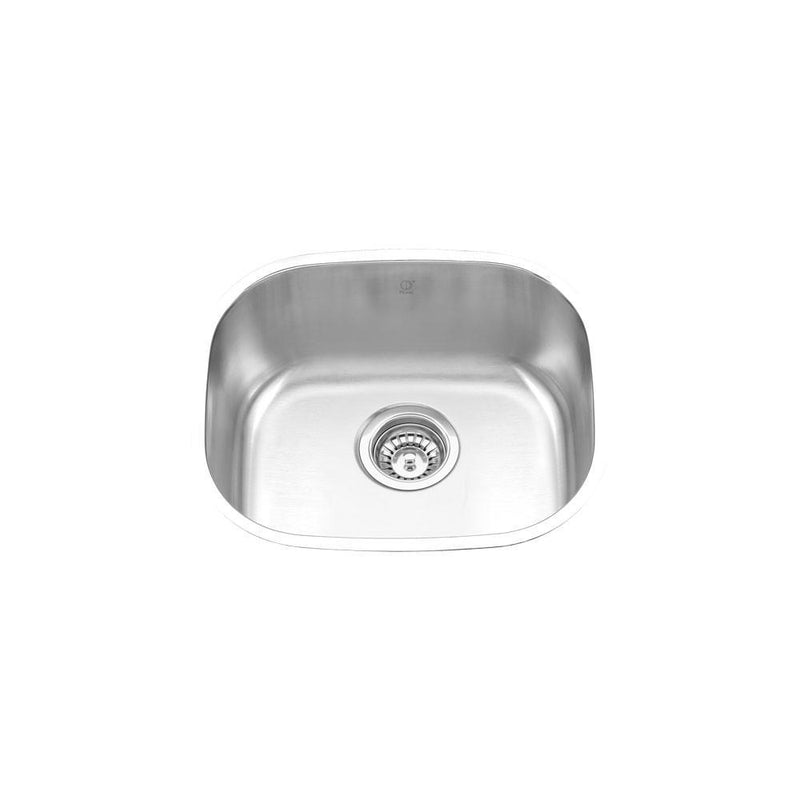 Pearl TAHI-S 15" Single Bowl Undermount Bar / Prep Kitchen Sink – Stainless Steel – GBS912