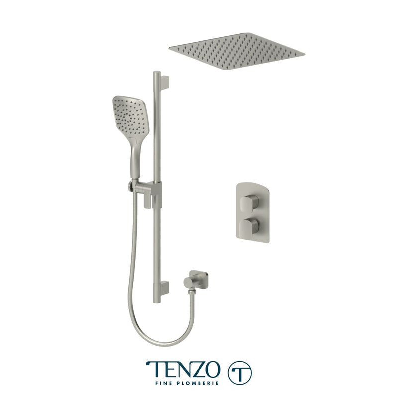 Tenzo Delano T-Box Kit 2 Functions Pres Bal Brushed Nickel Finish - DEPB32-21164-BN