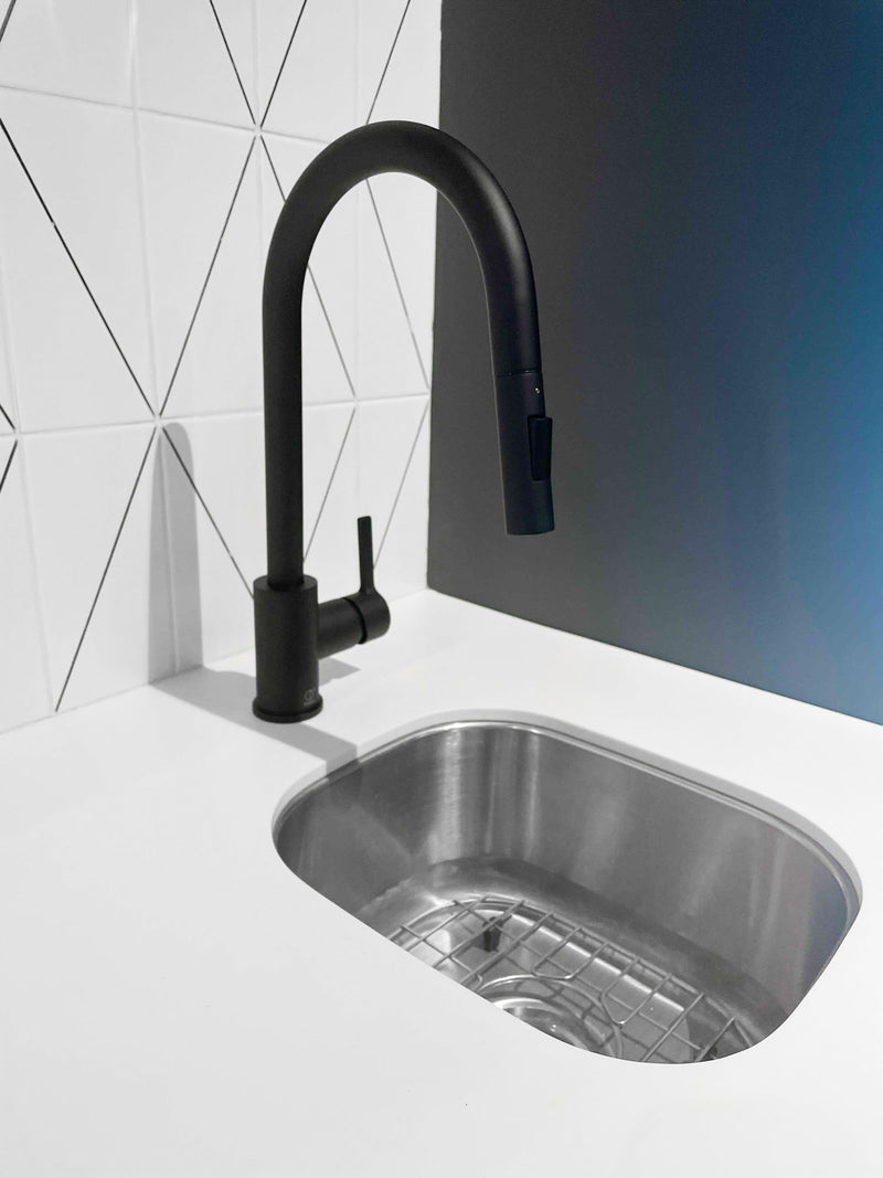 Pearl TAHI-LT 16" Single Bowl Undermount Bar / Prep Kitchen Sink – Stainless Steel – GBS917