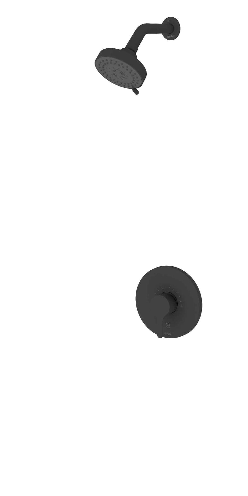 Tenzo Mylo Tenzo Pro Kit 1 Function Pres Bal Matte Black Finish - MYPB21-0110-MB