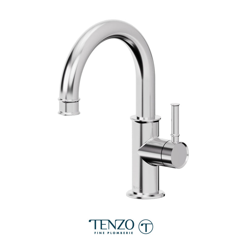 Tenzo Alyss Single Hole Lavatory Faucet Chrome - ALY10-CR