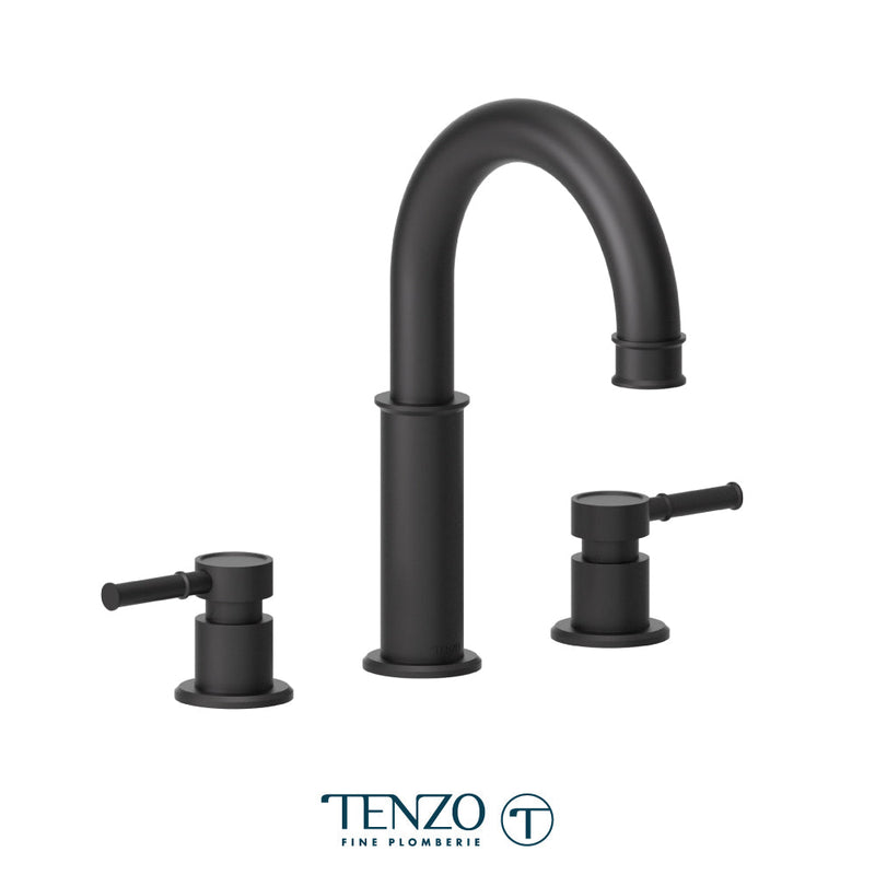 Tenzo Alyss 8in Lavatory Faucet Matte Black - ALY13-MB