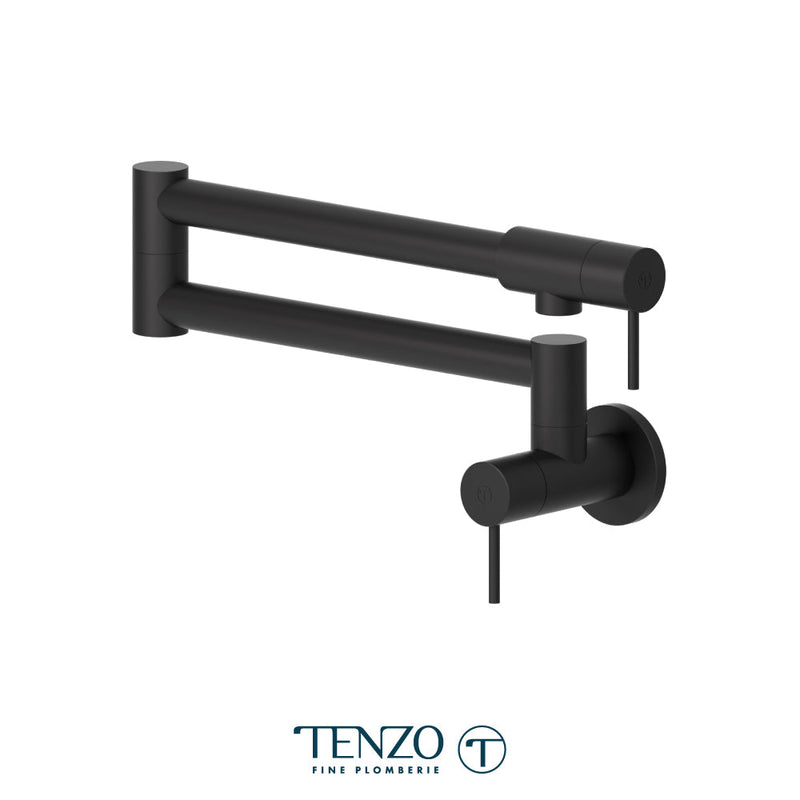 Tenzo Amador Pot Filler Faucet Matte Black - AM160-MB