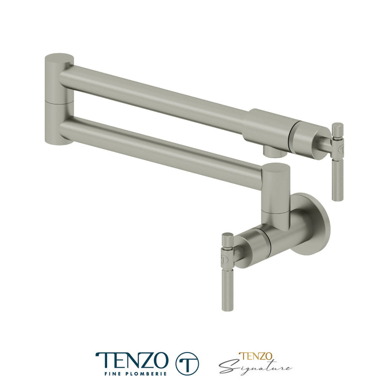 Tenzo Bellacio Pot Filler Faucet Stainless Steel - BE160-F-SS