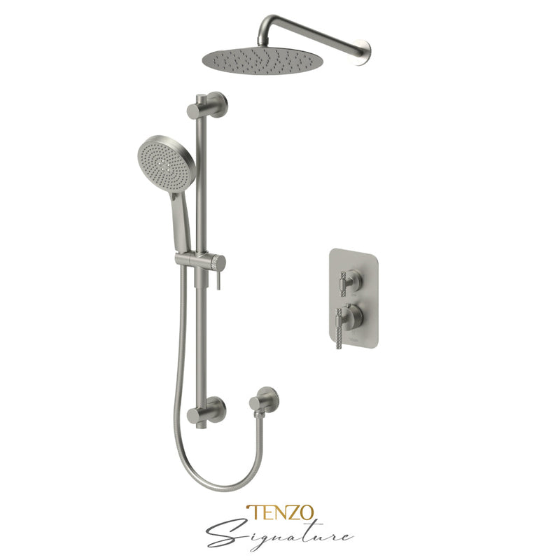 Tenzo Bellacio-C T-Box Kit 2 Fcts Pres Bal Brushed Nickel - BEPB32-20111-C-BN