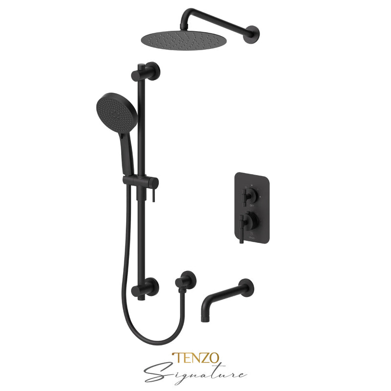 Tenzo Bellacio-F T-Box Kit 3 Fcts Pres Bal Matte Black - BEPB33-501115-F-MB