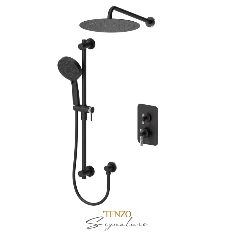 Tenzo Bellacio-C T-Box Kit 3 Fcts Pres Bal Matte Black / Chrome - BET32-20112-C-MB-CR