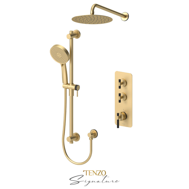 Tenzo Bellacio-C Extenza Kit 2 Fcts Thermo Brushed Gold / Matte Black - BET42-20111-C-BG-MB