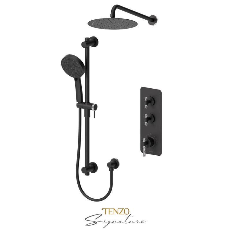 Tenzo Bellacio-C Extenza Kit 2 Fcts Thermo Matte Black / Chrome - BET42-20111-C-MB-CR