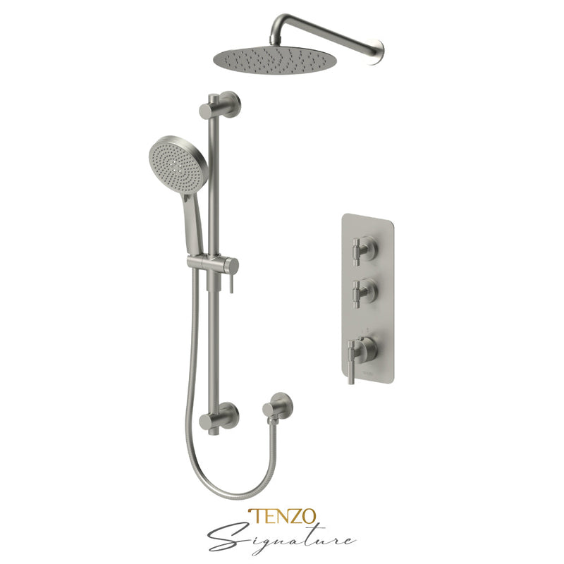 Tenzo Bellacio-F Extenza Kit 2 Fcts Thermo Brushed Nickel - BET42-20111-F-BN