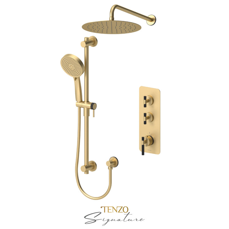 Tenzo Bellacio-C Extenza Kit 2 Fcts Thermo Brushed Gold / Matte Black - BET42-20112-C-BG-MB