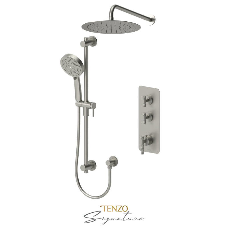 Tenzo Bellacio-C Extenza Kit 2 Fcts Thermo Brushed Nickel - BET42-20112-C-BN