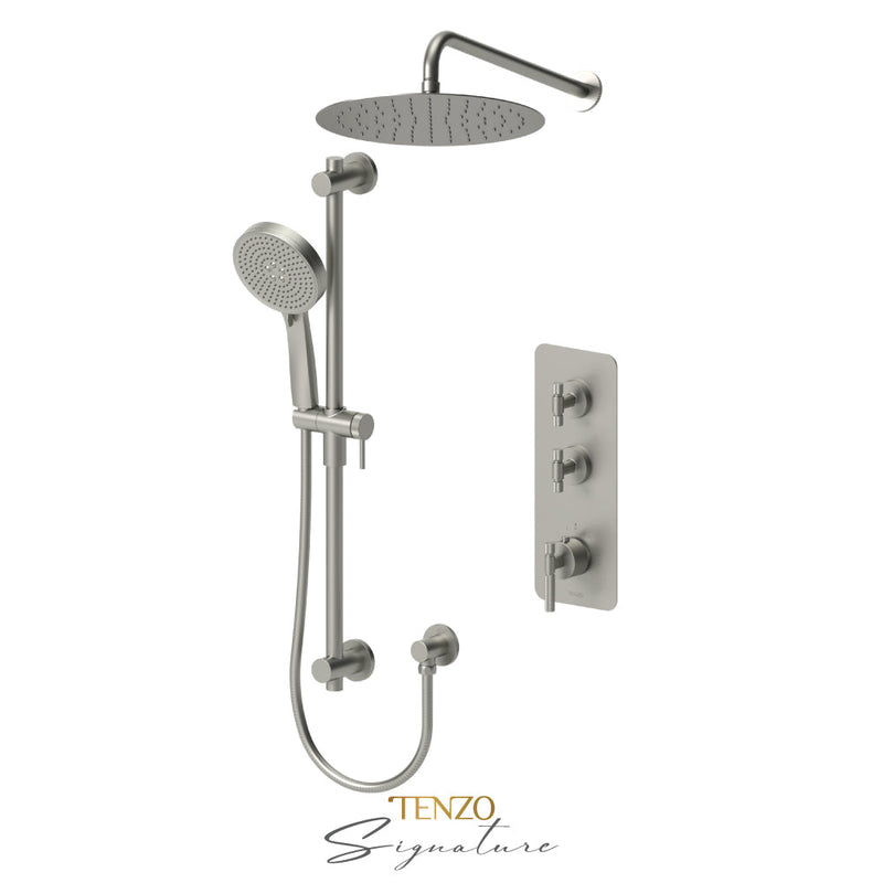 Tenzo Bellacio-F Extenza Kit 2 Fcts Thermo Brushed Nickel - BET42-20112-F-BN