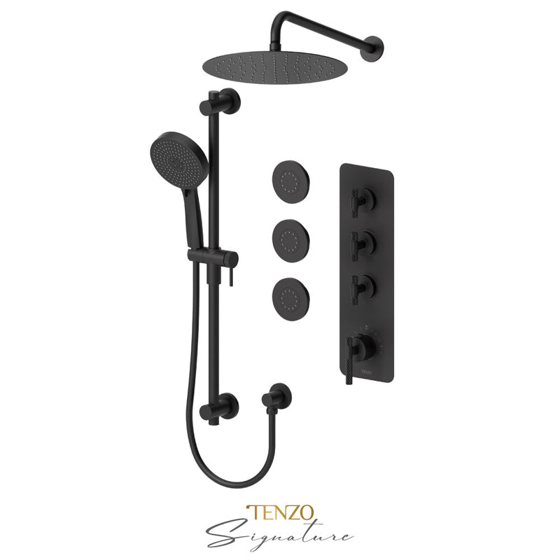 Tenzo Bellacio-C Extenza Kit 3 Fcts Thermo Matte Black - BET43-571112-C-MB