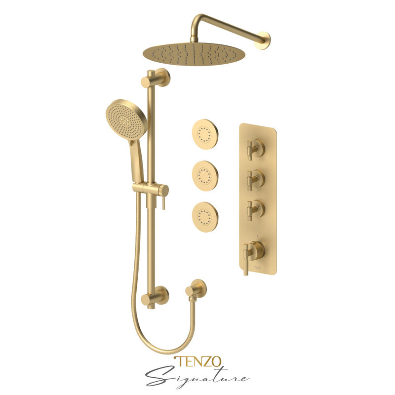 Tenzo Bellacio-F Extenza Kit 3 Fcts Thermo Brushed Gold - BET43-571112-F-BG