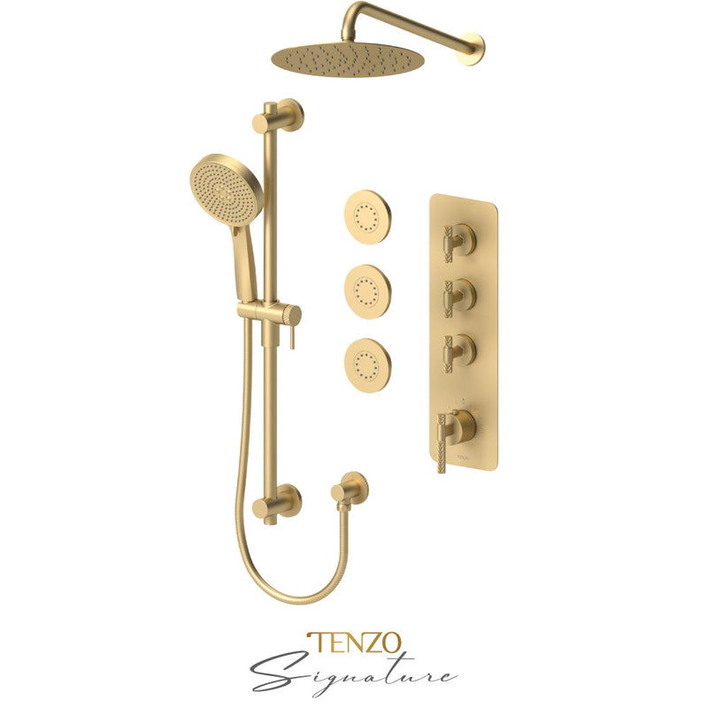 Tenzo Bellacio-C Extenza Kit 3 Fcts Thermo Brushed Gold - BET43-571168-C-BG