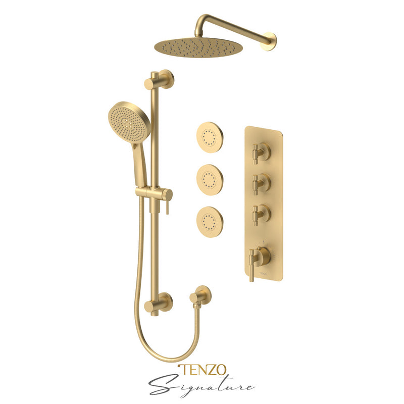 Tenzo Bellacio-F Extenza Kit 3 Fcts Thermo Brushed Gold - BET43-571168-F-BG