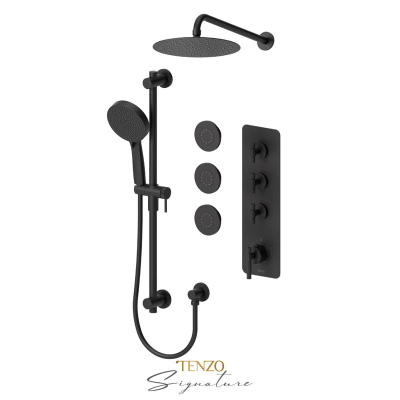 Tenzo Bellacio-F Extenza Kit 3 Fcts Thermo Matte Black - BET43-571168-F-MB