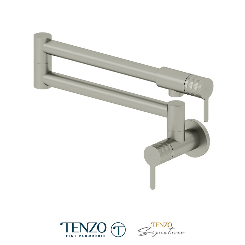 Tenzo Calozy Pot Filler Faucet Stainless Steel - CA160-SS