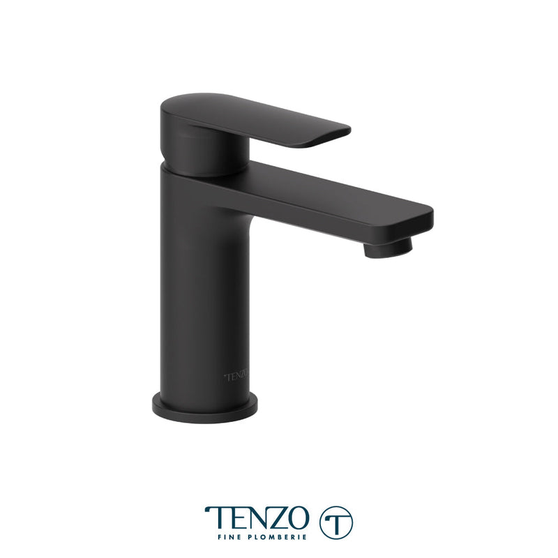 Tenzo Delano Single Hole Lavatory Faucet Matte Black - DE11-MB