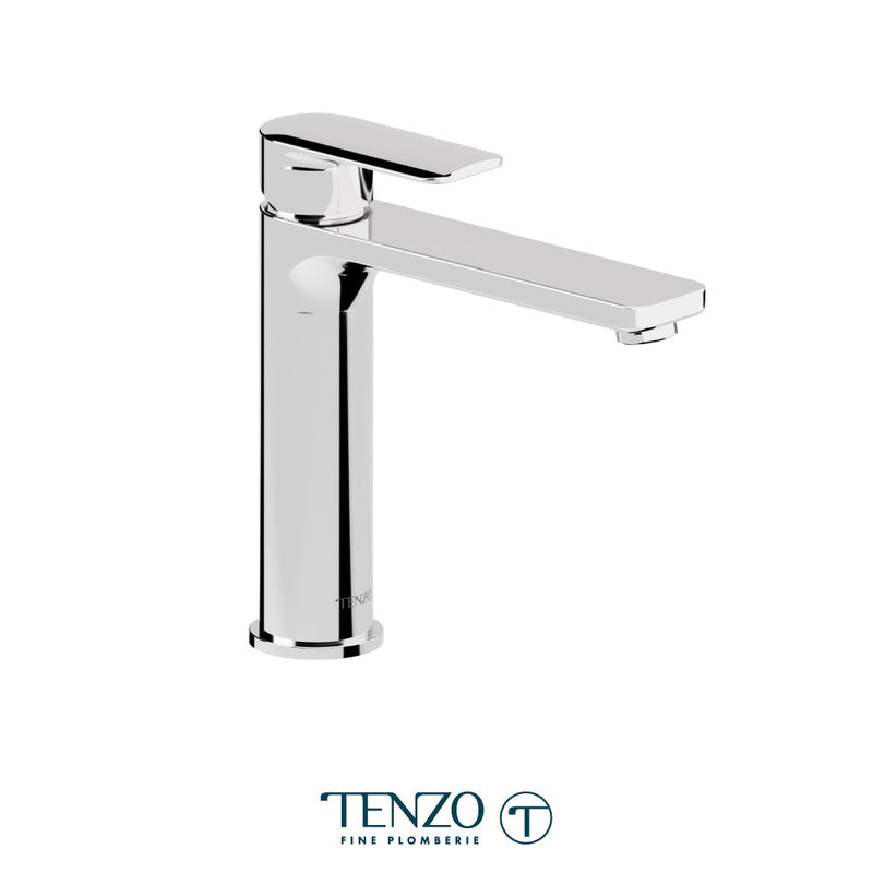 Tenzo Delano Single Hole Tall Lavatory Faucet Chrome - DE12M-CR