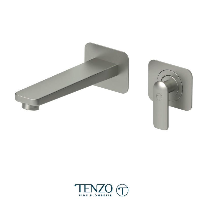 Tenzo Delano Wall Mount Lavatory Faucet Brushed Nickel - DE14-BN