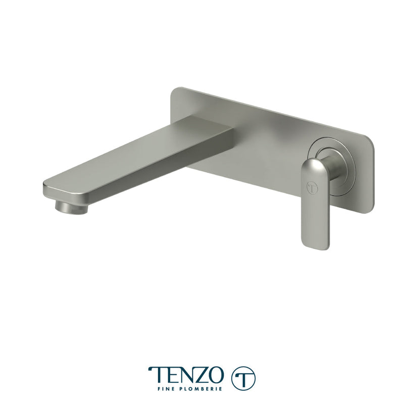 Tenzo Delano Wall Mount Lavatory Faucet Brushed Nickel - DE15-BN