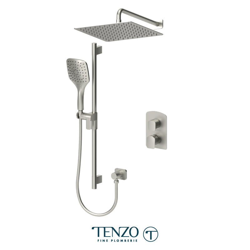 Tenzo Delano T-Box Kit 2 Functions Pres Bal Brushed Nickel Finish - DEPB32-20112-BN