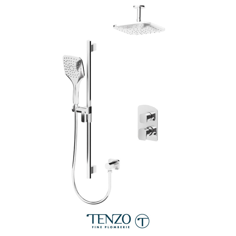 Tenzo Delano T-Box Kit 2 Functions Pres Bal Chrome Finish - DEPB32-21134-CR