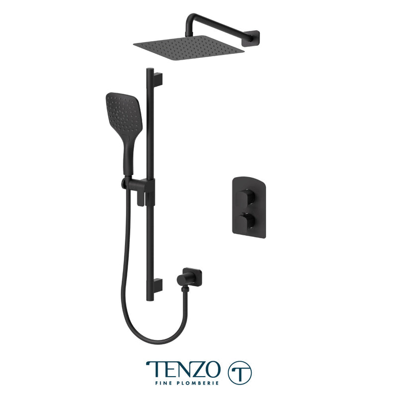 Tenzo Delano T-Box Kit 2 Functions Thermo Matte Black Finish - DET32-20111-MB