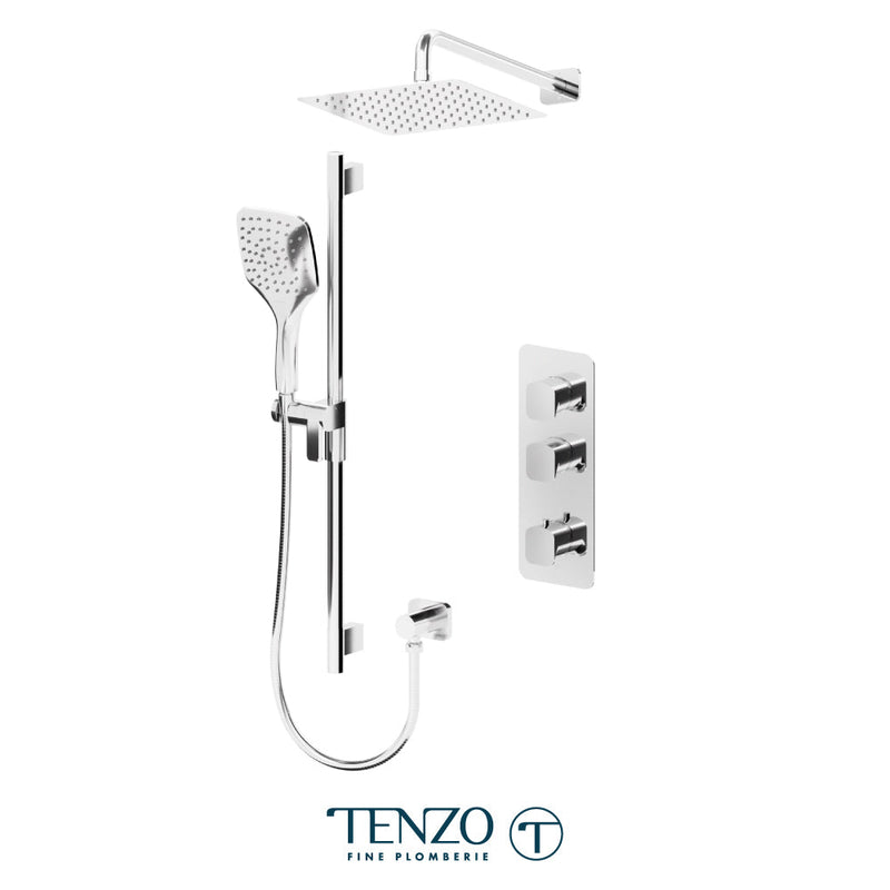 Tenzo Delano Extenza Kit 2 Functions Thermo Chrome Finish - DET42-20111-CR