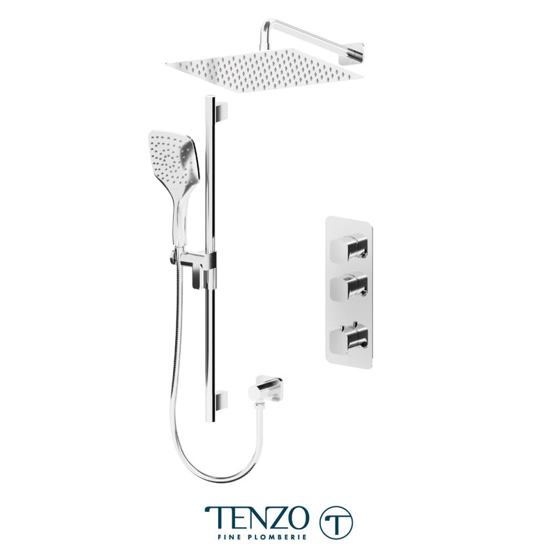 Tenzo Delano Extenza Kit 2 Functions Thermo Chrome Finish - DET42-20112-CR